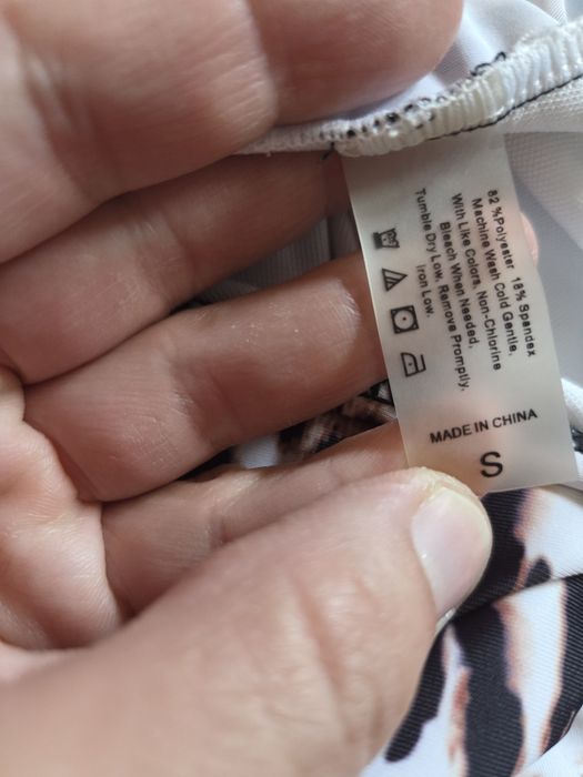 Strój kąpielowy jednoczęściowy w panterkę  Shein  jak nowy