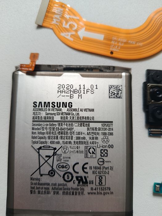 Samsung A51. Запчастини