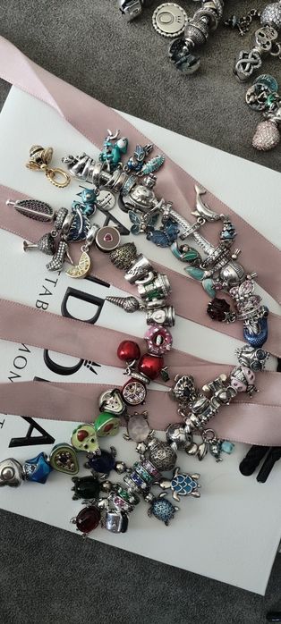 Pandora Браслети Намистини Шарми Пандора сердечко квітка