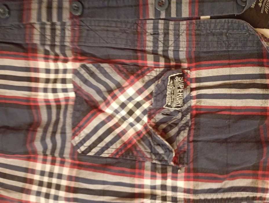 Koszula w kratę super dry