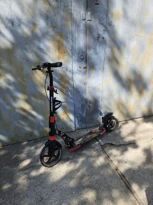 самокат с амортизацией