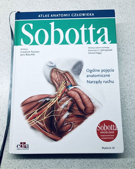 Atlas Anatomii Człowieka" autorstwa Sobotta