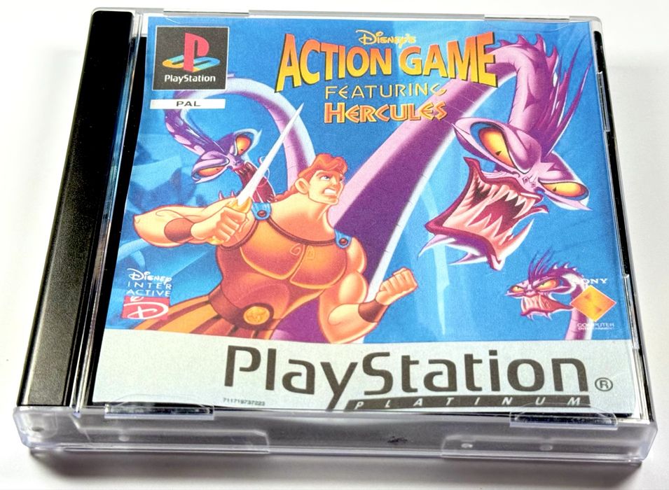 Disney Action Game Featuring Hercules Playstation 1 PS1 PSX