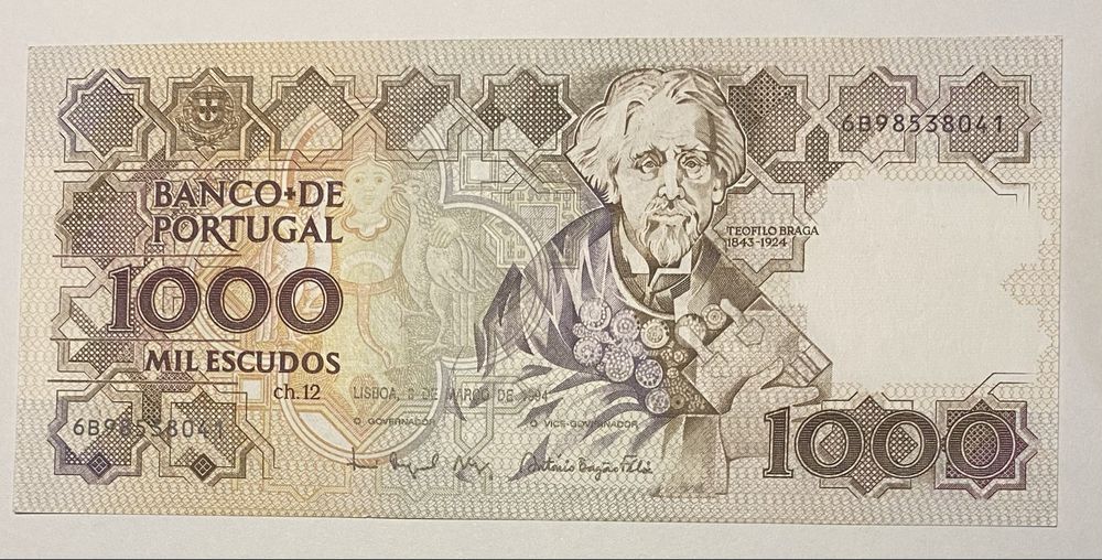 Nota 1135 - Mil Escudos 1994