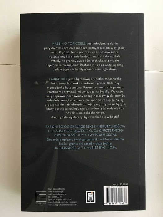 Książka "365 dni" cz. I Blanka Lipińska