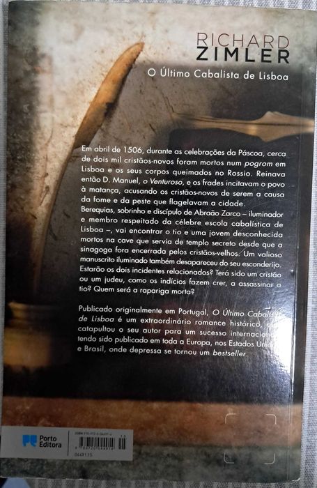 O Último Cabalista de Lisboa - COMO NOVO