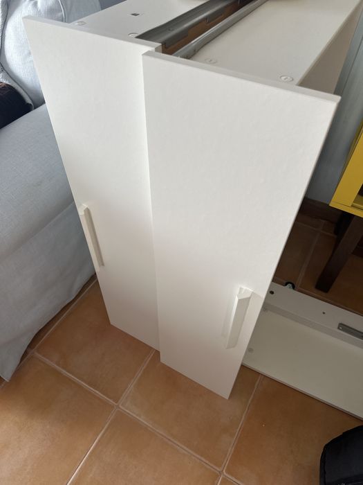 IKEA BRIMNES Cama individual dupla com 2 gavetas 2 colchões