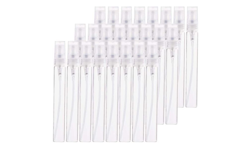 Atomizador Vidro transparente reciclável 10ml Spray Óleo Perfume