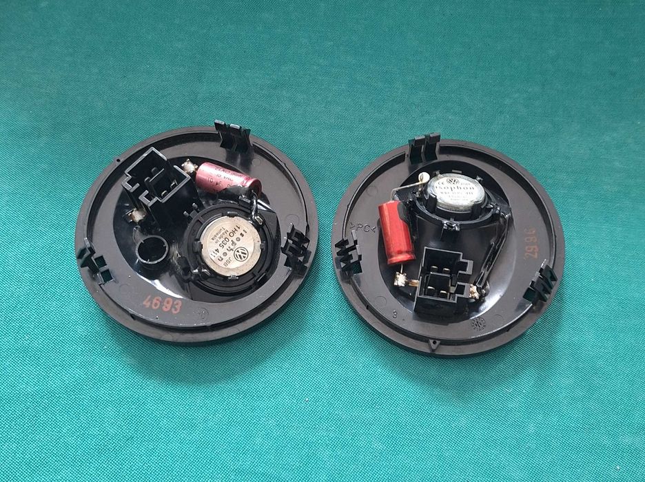Par de Tweeters vintage VW Isophon JSB 1H0.035.411
