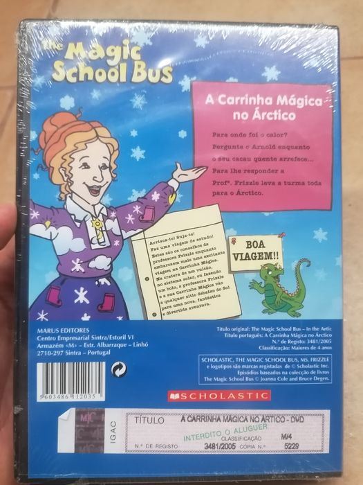 DVD Carrinha Mágica no Ártico Novo