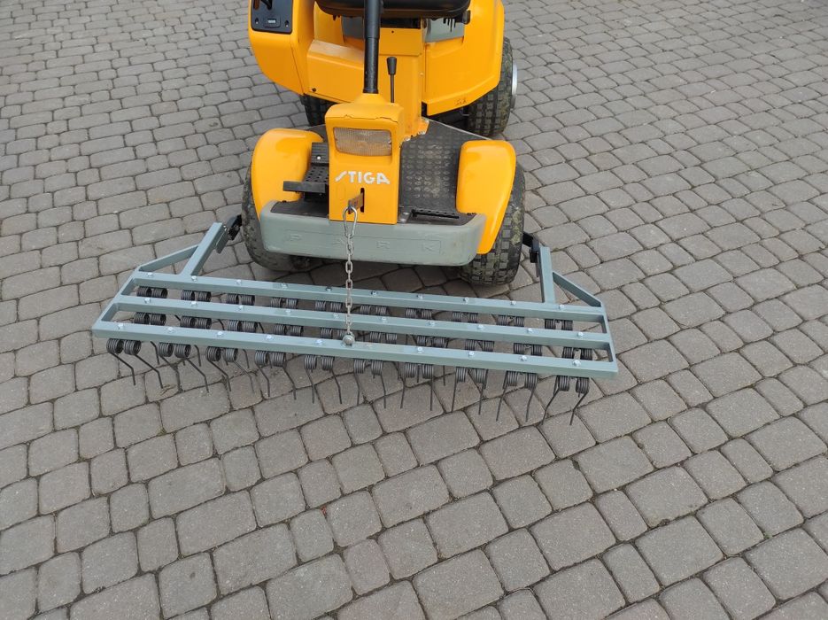 Brona grabie do traktorka kosiarki Stiga Park aerator wertykulator