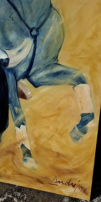 Trio de telas arte tauromáquica