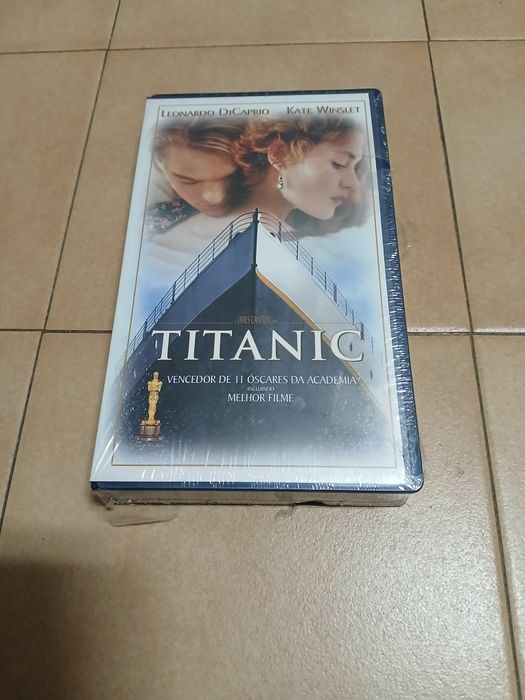 Cassete VHS do filme Titanic (selado)