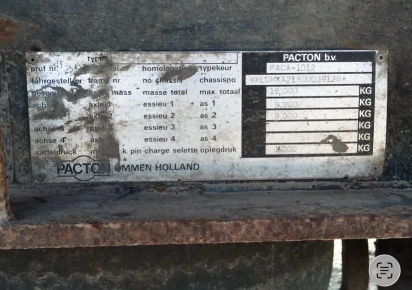 Причіп PACTON TLX 42199