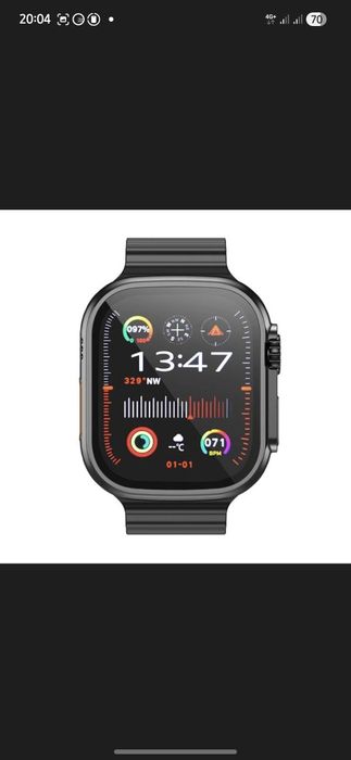 Смарт-годинник hoco gy12 ultra49mm,  amolet экран 410×509