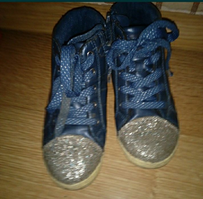 Синие демисезонные кеды кроссовки весенние