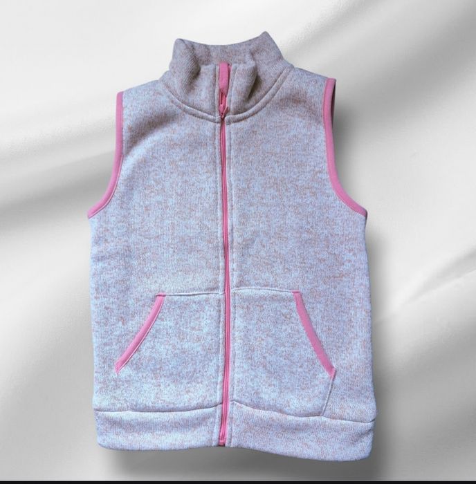 Bezrękawnik kamizelka ocieplana Cool Club Smyk roz.122 pudrowy róż