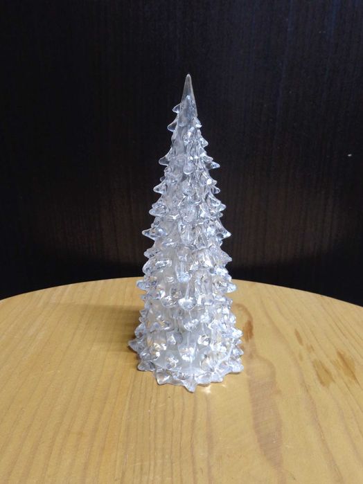 Árvore de Natal de acrílico com luz