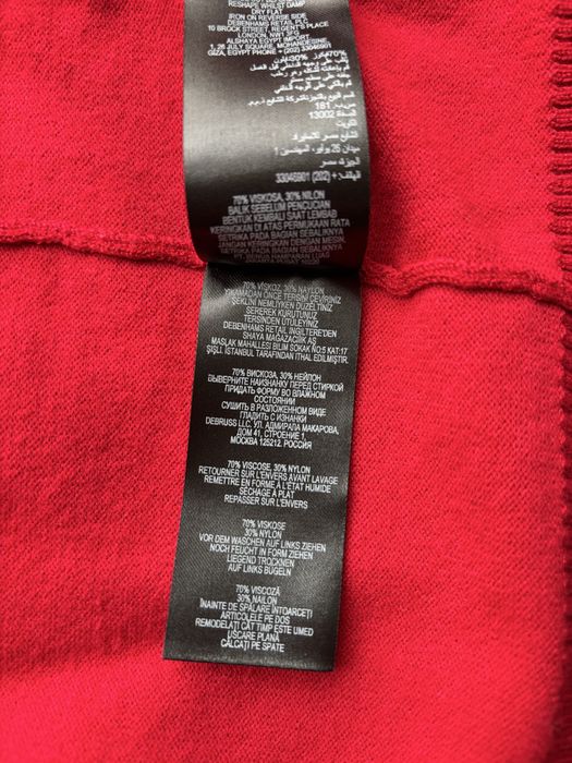 Sweter kardigan wiskoza 40 czerwony eleganck swiateczny