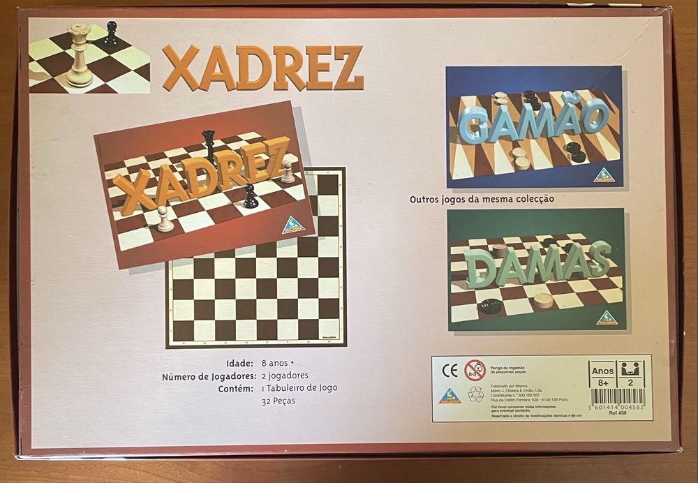 Jogo xadrez clássico