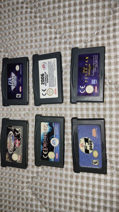 Conjunto de 6 jogos para Gameboy Advance
