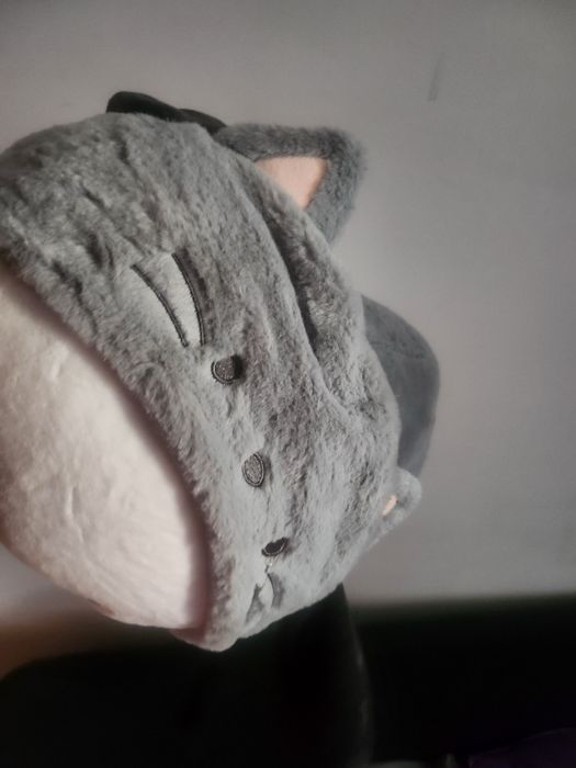 Pluszak kotek szary 50 cm – miękka przytulanka