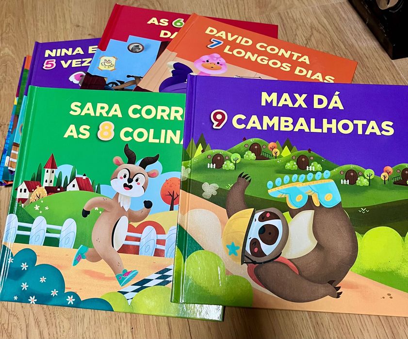 Coleção nova de livros infantis (números de 0 a 9)