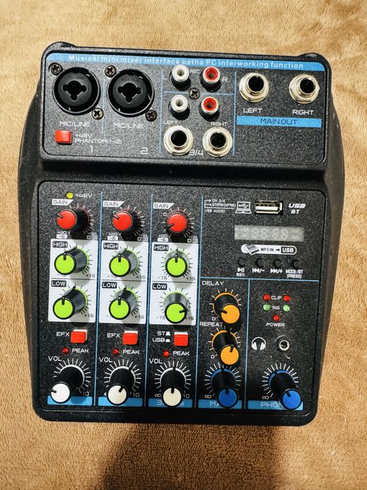 Mesa microfone 3 vias