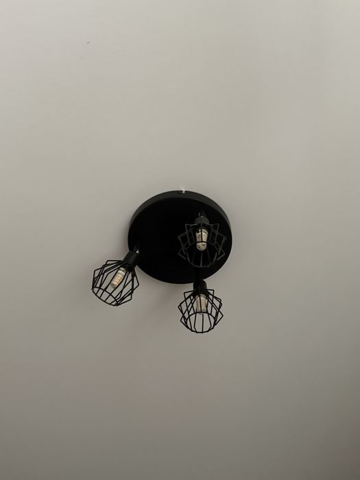 Lampy czarne loft