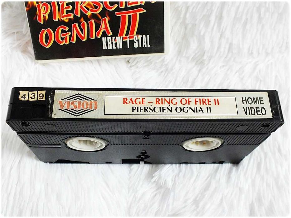 Kaseta VHS Film ''Pierścień Ognia II'' Krew i Stal Film Video ORYGINAŁ