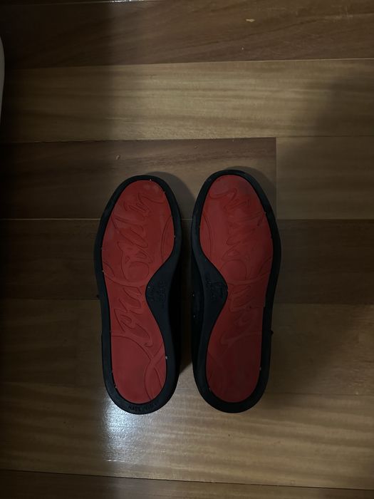 Tennis Louboutin Pretos com Picos