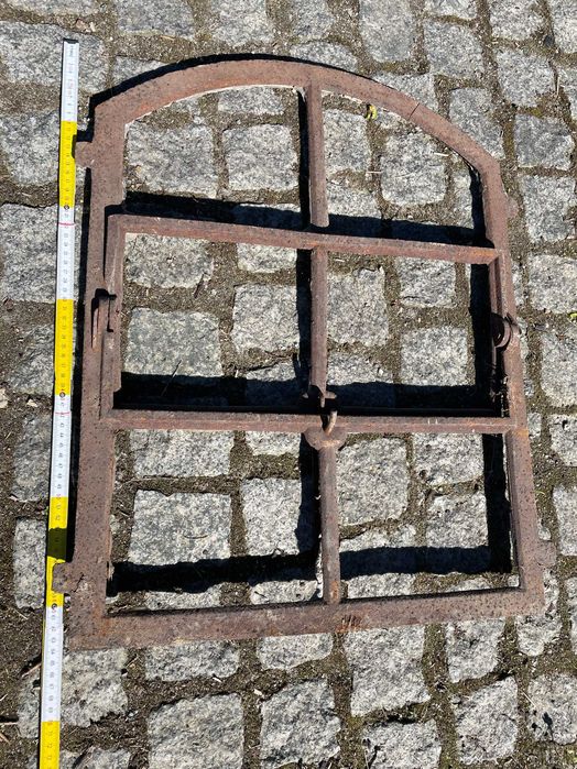 stare metalowe okna loft 7 sztuk