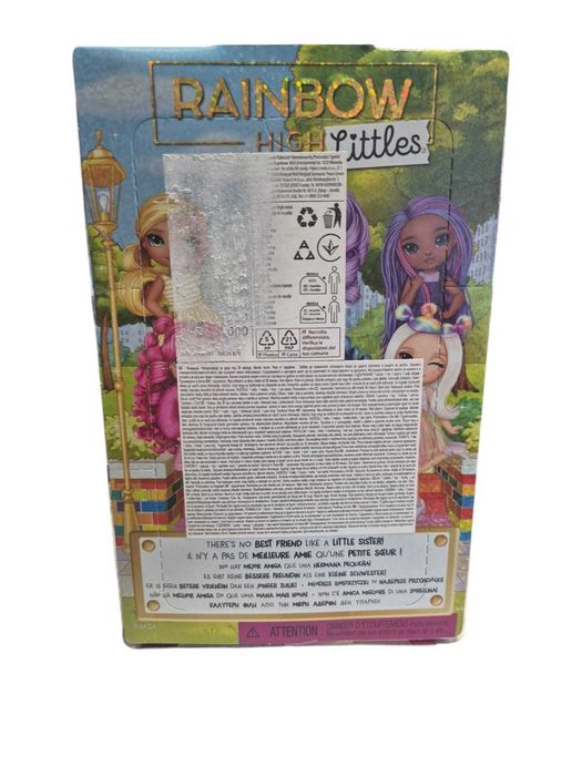 Lalka Rainbow High Littles Opal Raine + Zwierzątko Jednorożec MGA