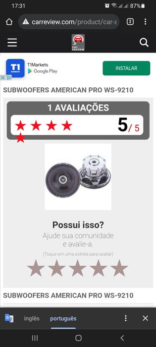 Subwofer mirage frx S 10 ler descricao