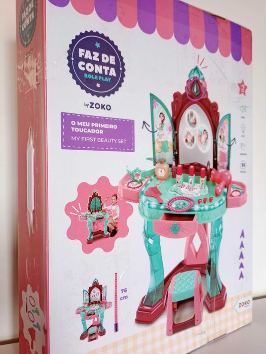 O Meu Primeiro TOUCADOR Faz de Conta - NOVO Intacto