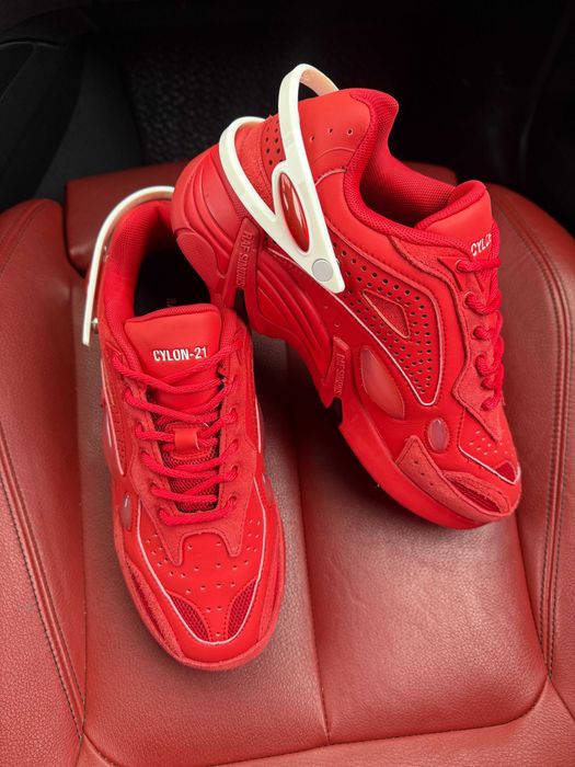 (БЕЗ ПЕРЕДОПЛАТИ)Adidas x Raf Simons Cylon-21 Red адідас раф сімонс
