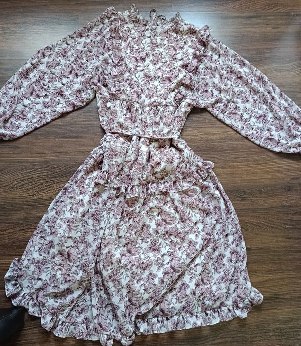 Sukienka maxi kwiaty Laurella