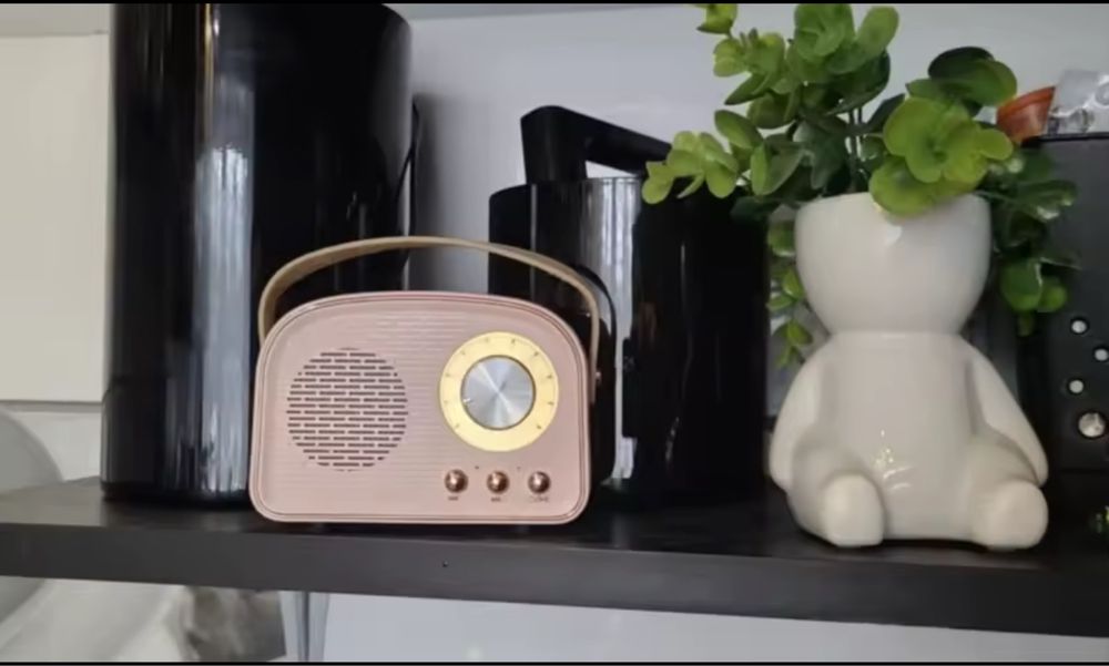 Ретро мини-динамик Bluetooth колонка мини  плеер
