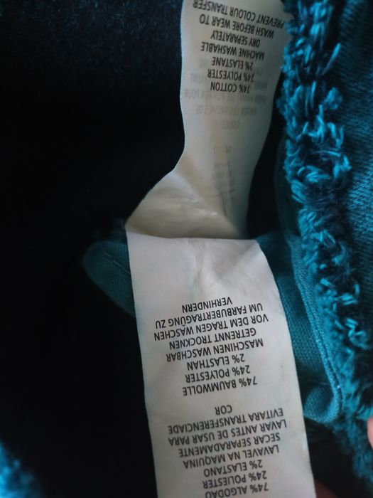 Szorty, spodenki Primark, niebieski petrol, rozmiar 40-42, 14