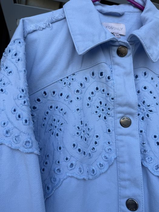 Джинсова куртка/сорочка для дівчинки