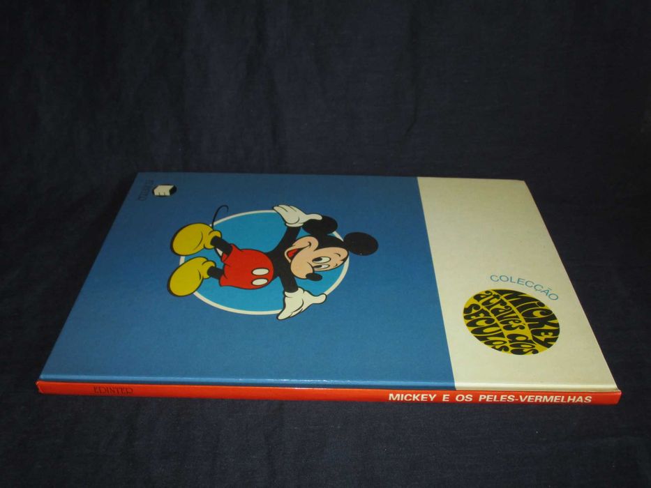 Livro BD Mickey e os Peles-Vermelhas Mickey Através dos Séculos