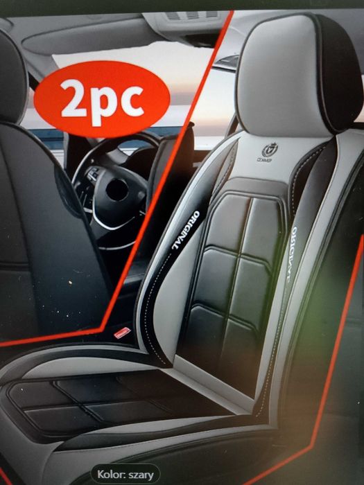 Piękne nowe pokrowce Premium ze skóry PU, 2 lub 5 miejsc, różne kolory