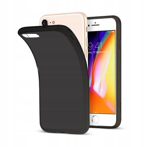Etui Silikon Matowe Samsung S10+ / S10 Plus Czarne
