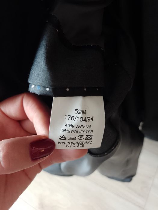 Garnitur męski szary