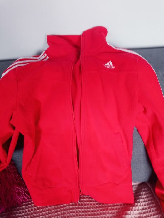 Bluza rozpinana polar XS chlopiec Adidas