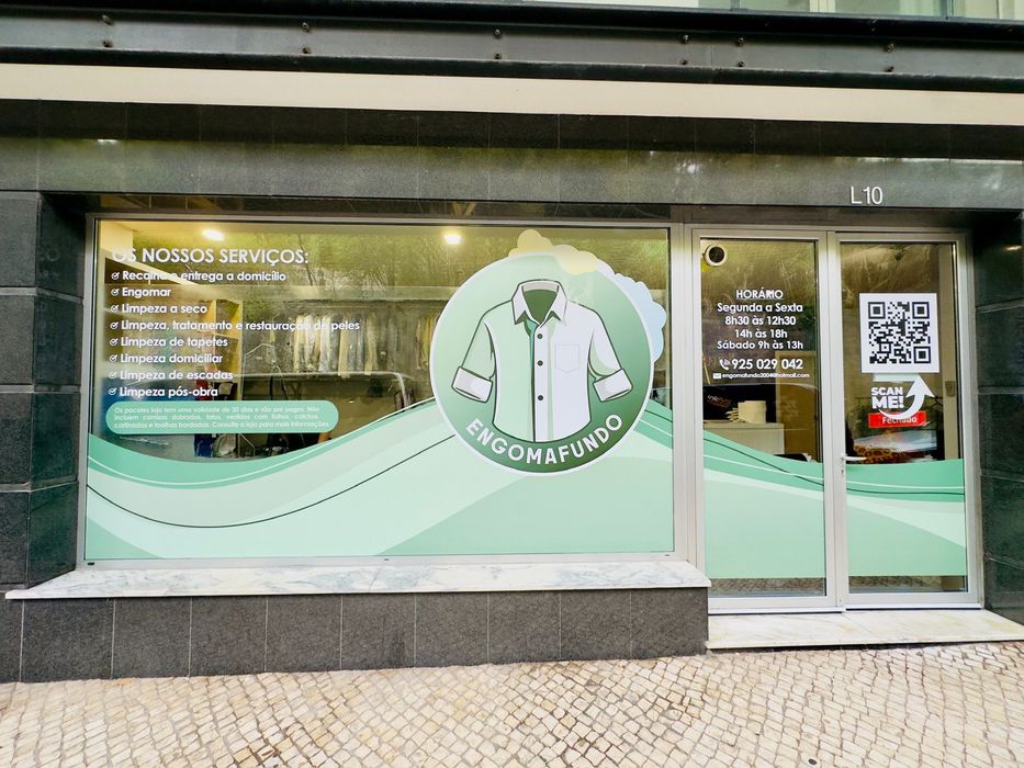 Trespasse de engomadoria com mais de 20 anos