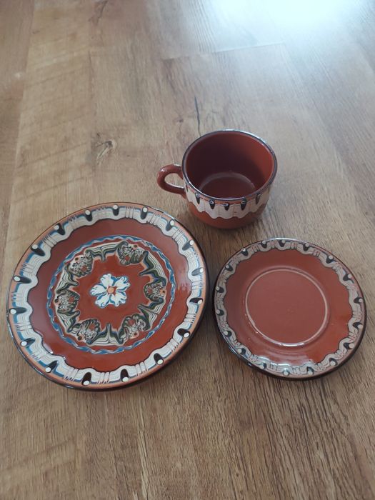 Porcelana Bułgaria- Zestaw śniadaniowy/ kawowy