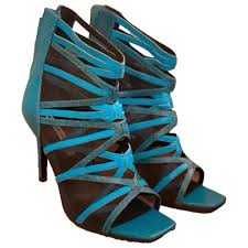 Шкіряні босоніжки зміїний принт