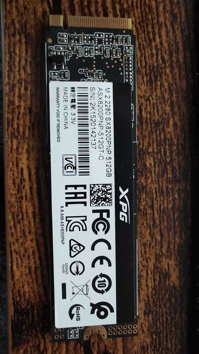 Dysk M2 Adata XPG 512GB