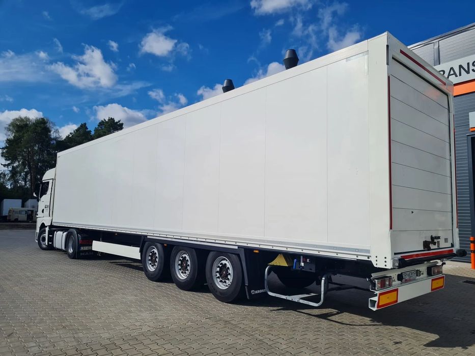 Krone Kontener/Furgon  Krone Furgon BDB Stan Podnoszona Oś